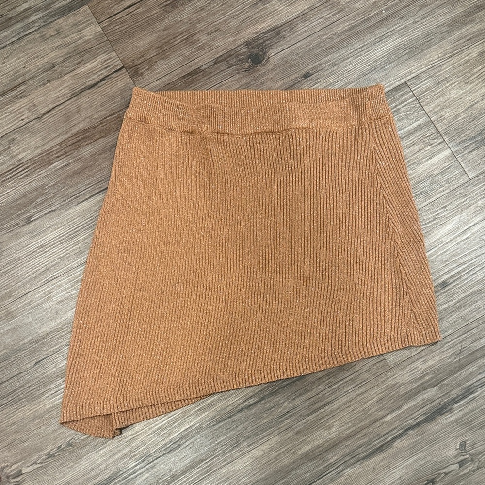 Princess Polly Asymmetrical Skirt in Brown